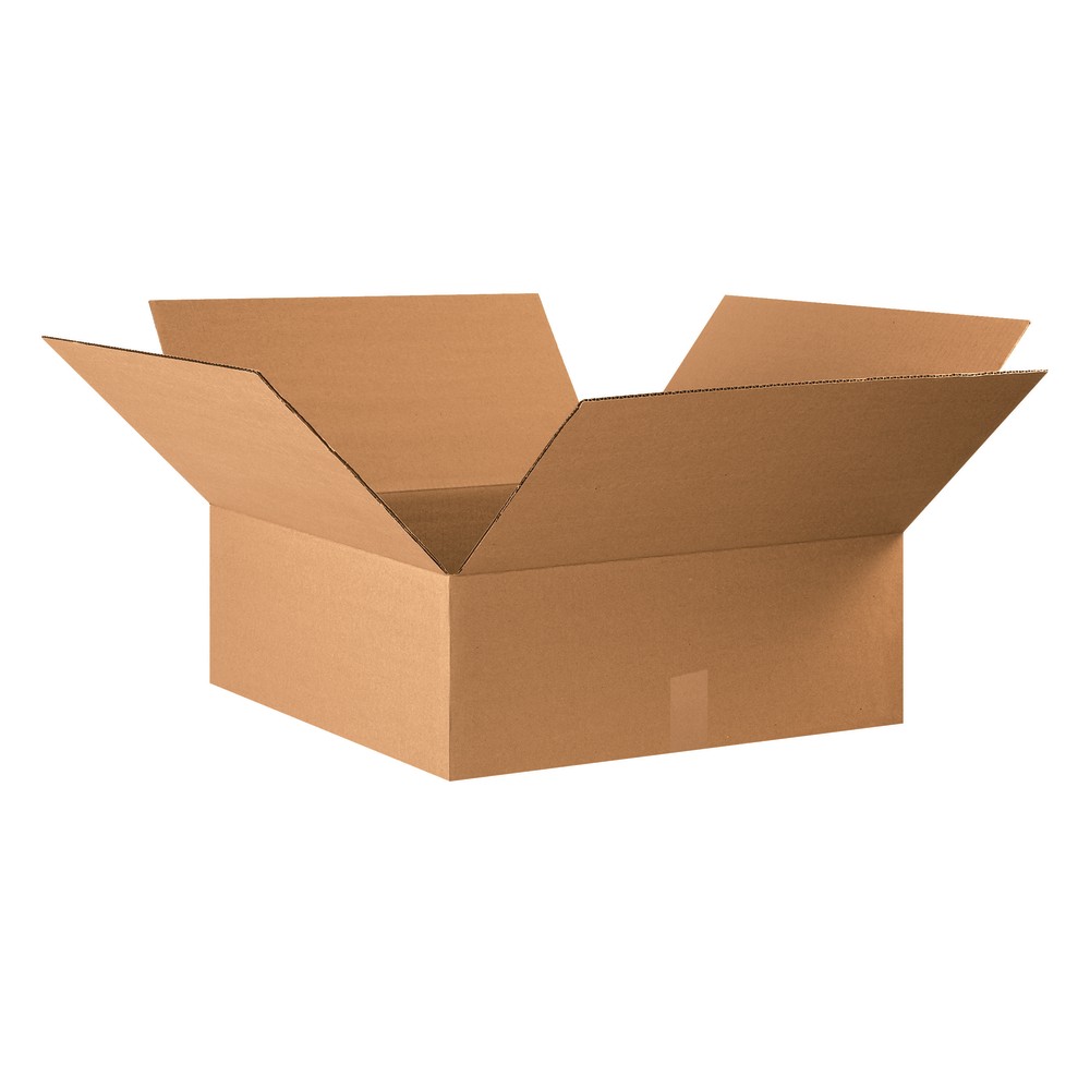Partners Brand Flat Corrugated Boxes, 22" x 22"