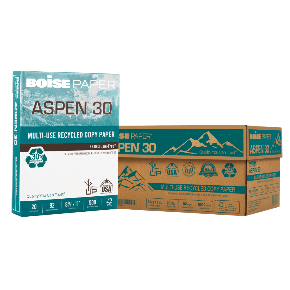 Boise® ASPEN® 30 Multi-Use Printer & Copy Paper,