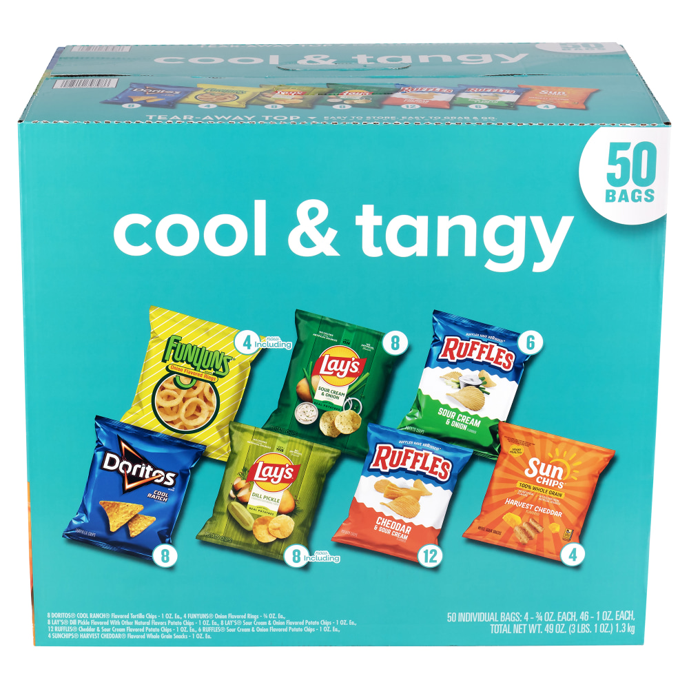 Frito-Lay Cool And Tangy Mix Variety Pack, 1