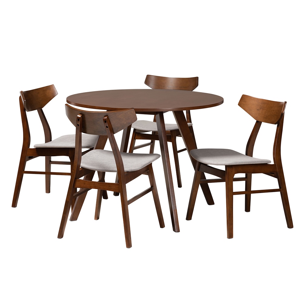 Baxton Studio Timothy Dining Set, 29-1/2”H x 39-7/16”W