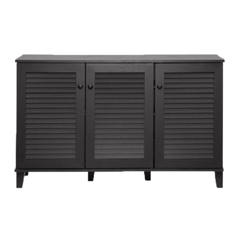 Baxton Studio Mona Shoe Storage Cabinet, 5 Shelves,