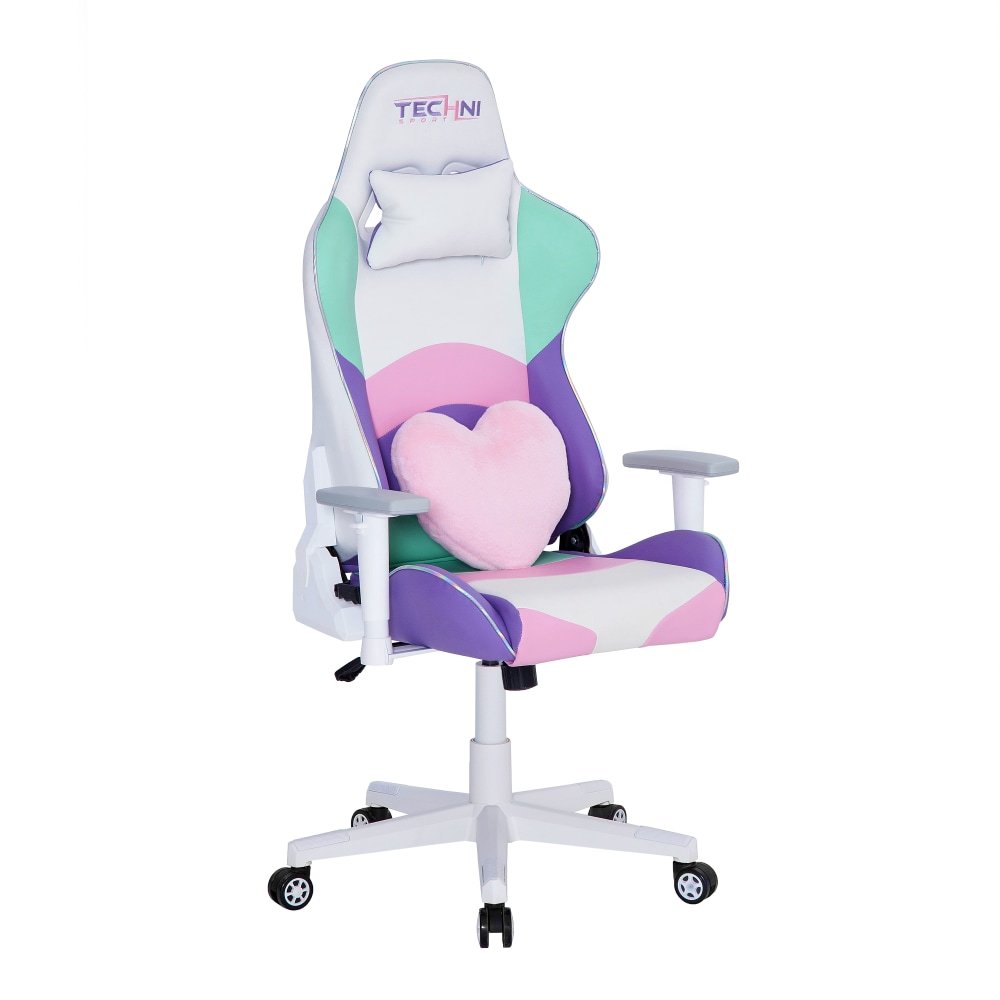 Techni Sport Kawaii Ergonomic Faux Leather Computer Gaming