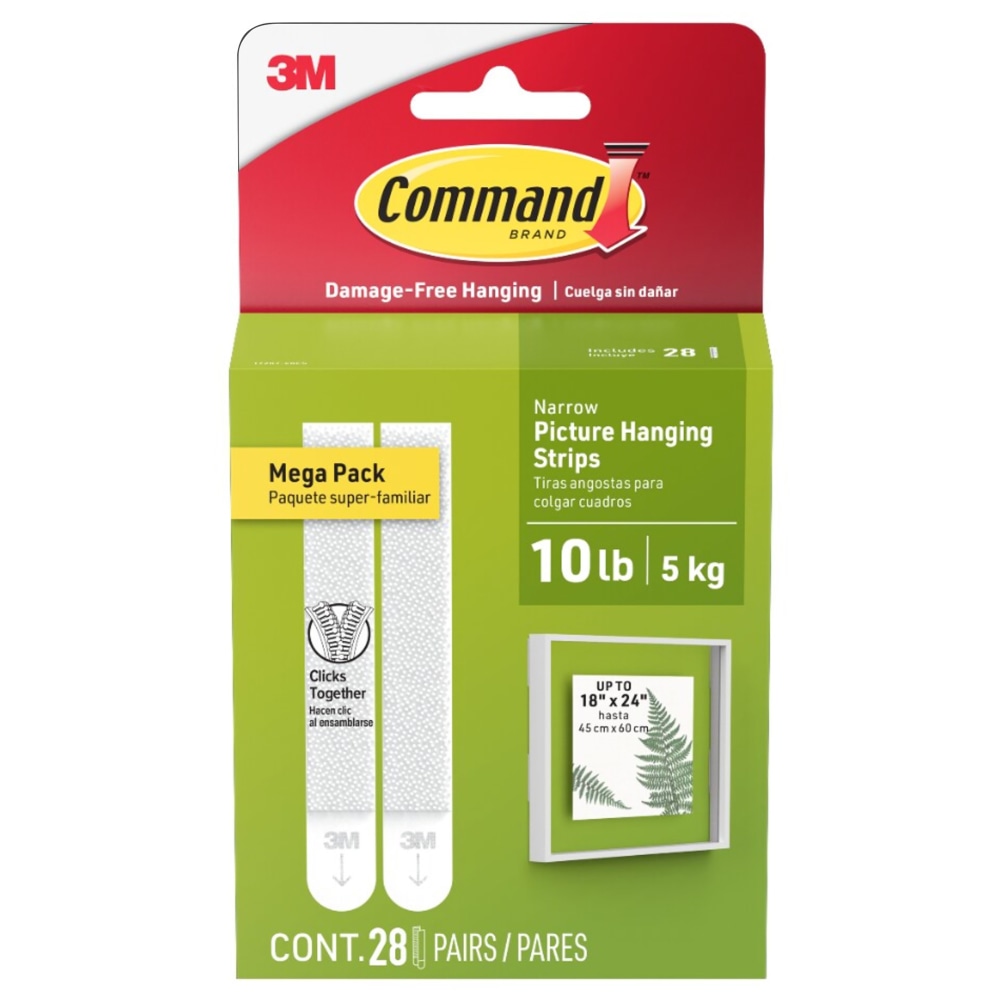 Command Picture Hanging Strips Mega Pack, 28 Pairs
