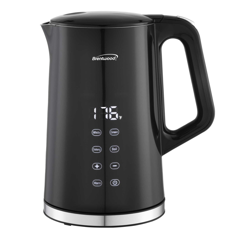 Brentwood® KT-2015DBK 1,100-Watt 1.7-L Cordless Cool-Touch