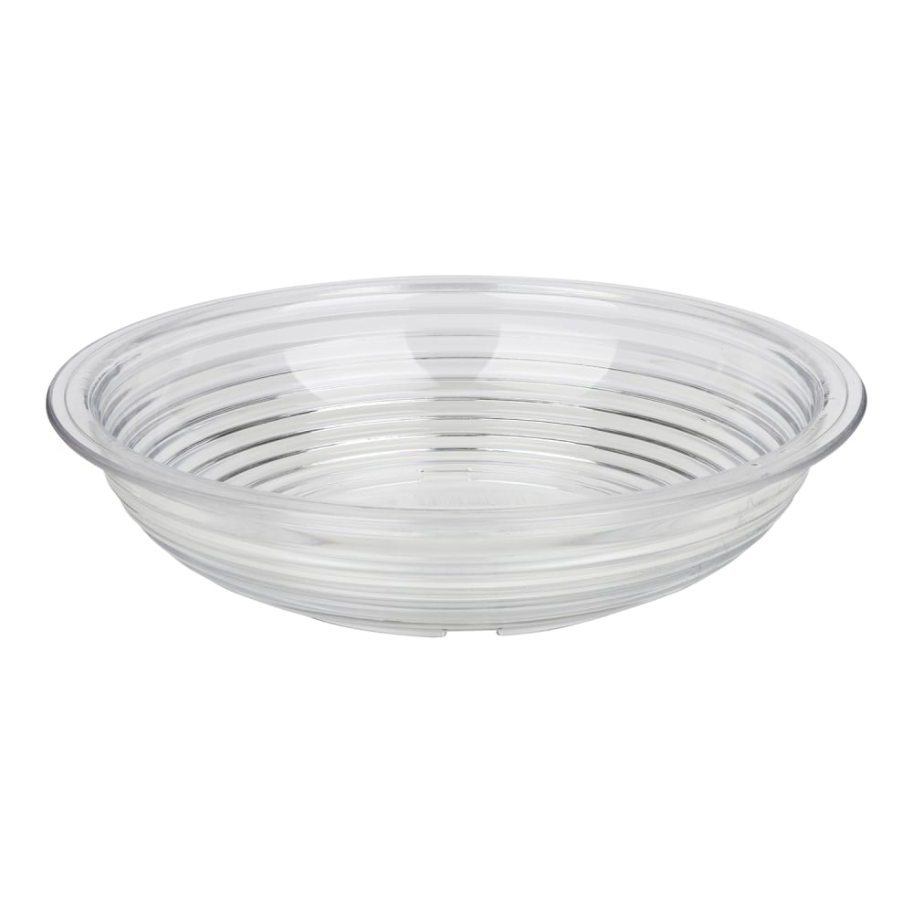 Cambro Camwear Round Ribbed Bowls, 6", Clear, Set