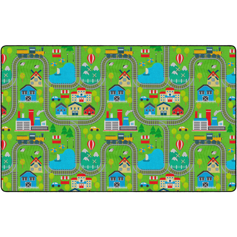 Flagship Carpets Train Ride Area Rug, 7&#x27;6"H x
