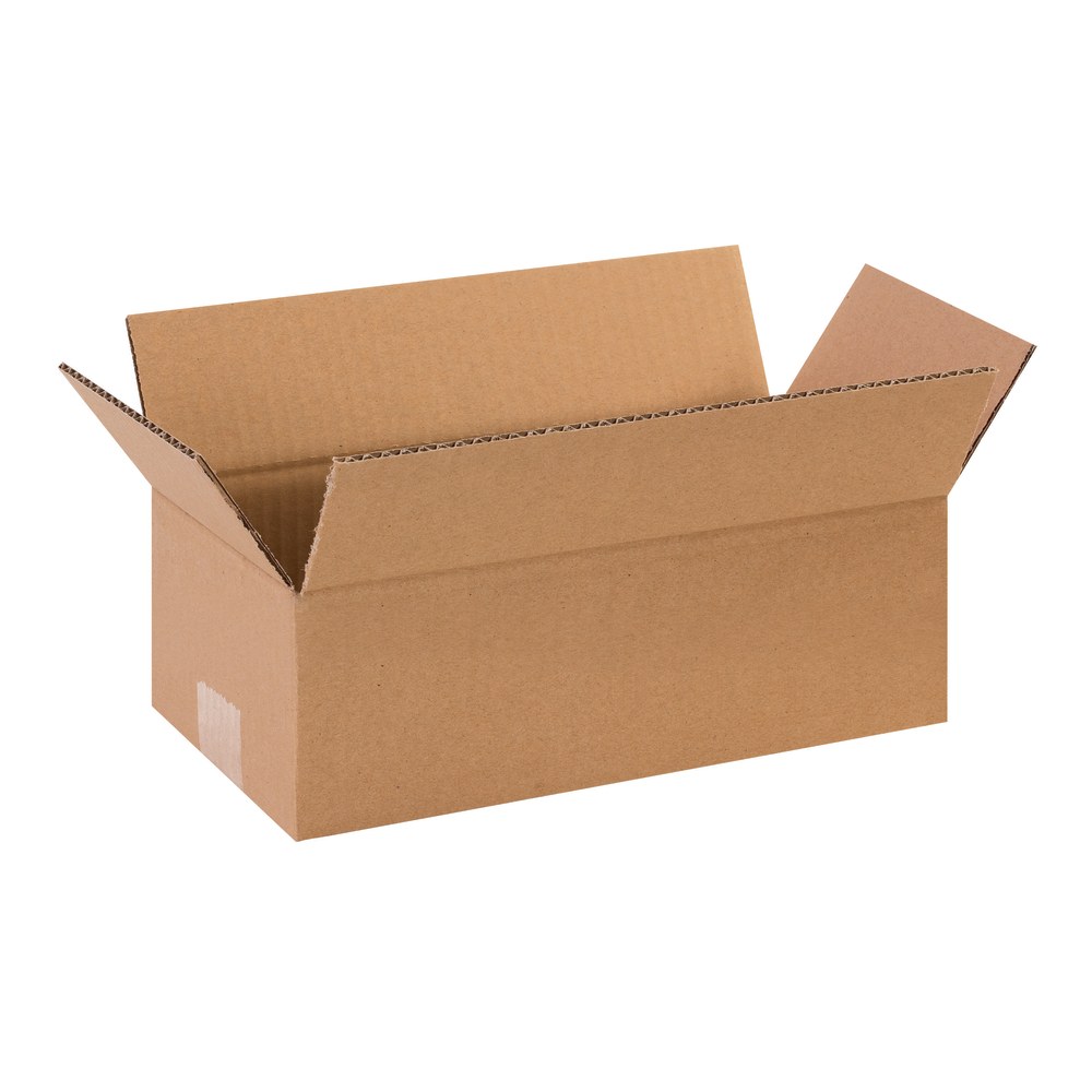 Partners Brand Long Corrugated Boxes, 12"L x 6"H