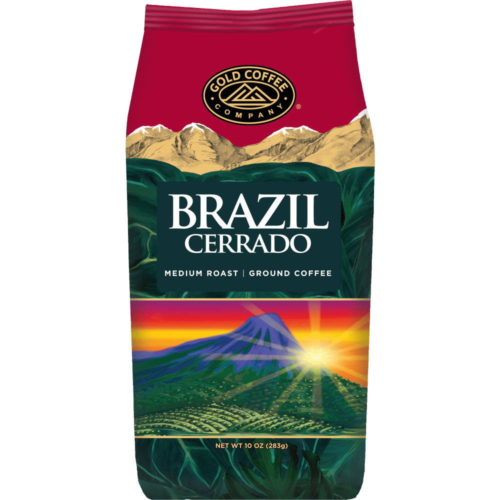 Gold Coffee Company Ground Coffee, Medium Roast, Brazil