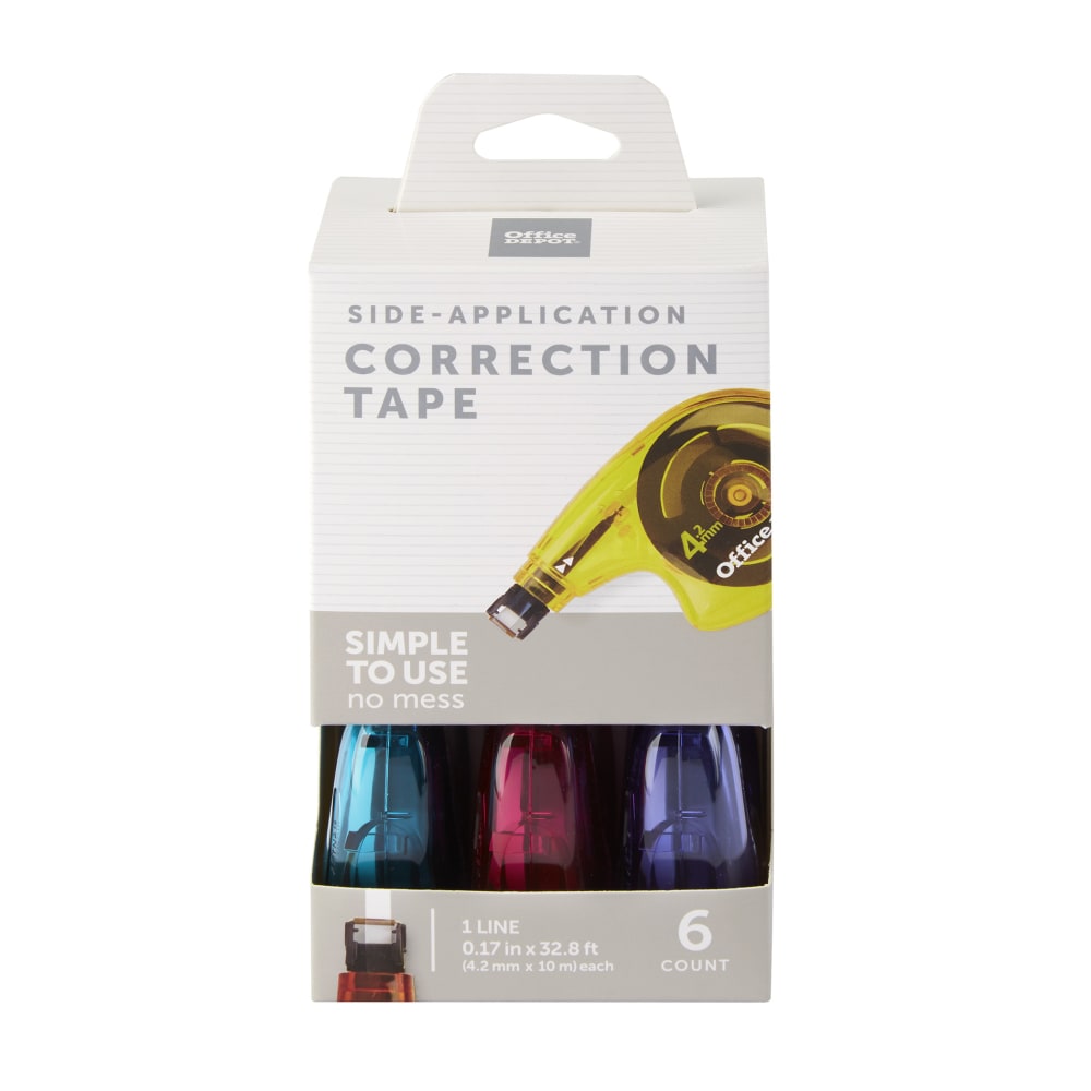 Office Depot® Brand Side-Application Correction Tape, 1 Line