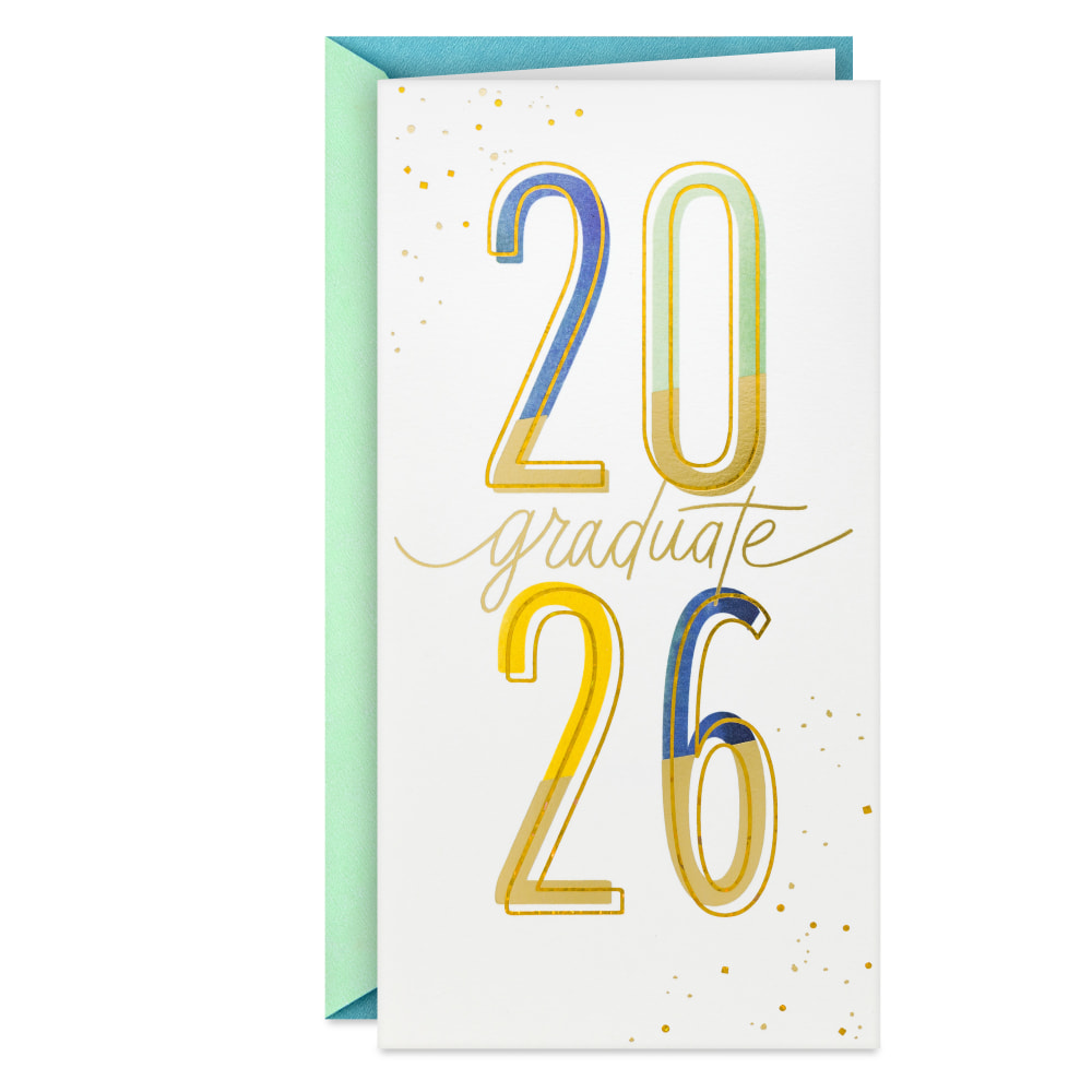 Hallmark Money Holder 2026 Graduation Card (Make the