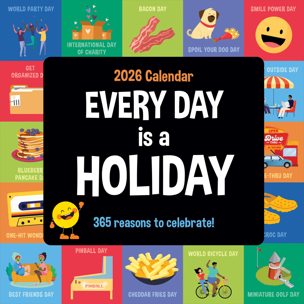 2026 TF Publishing Humor Monthly Wall Calendar, 12”