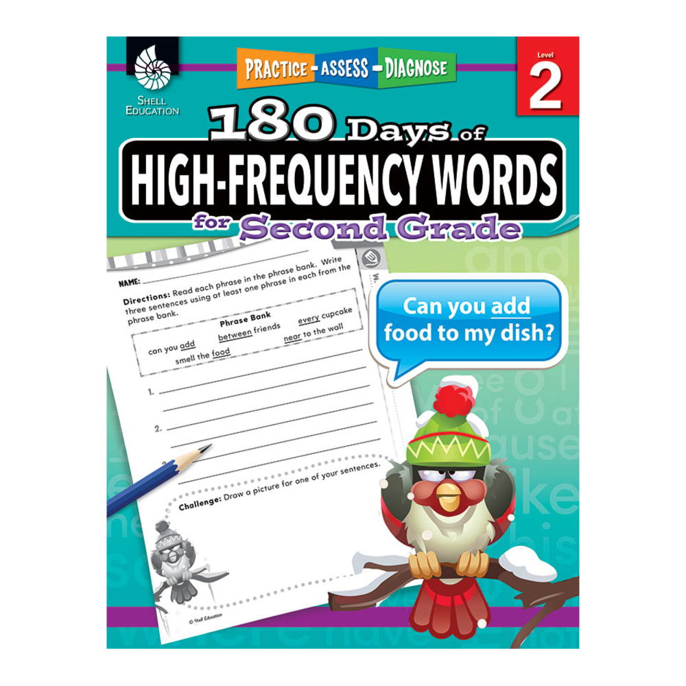 Shell Education 180 Days Of High-Frequency Words, Grade