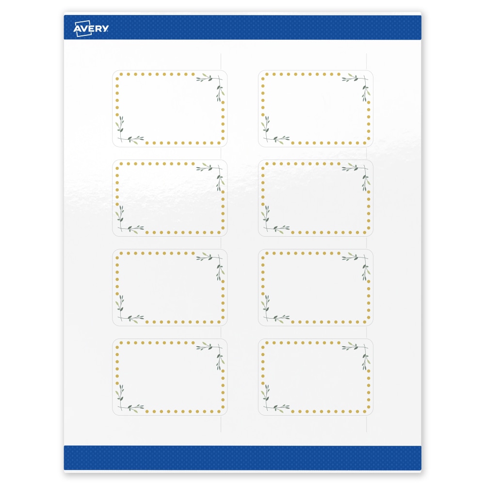 Avery® Print-To-The-Edge Labels & Sure Feed®,