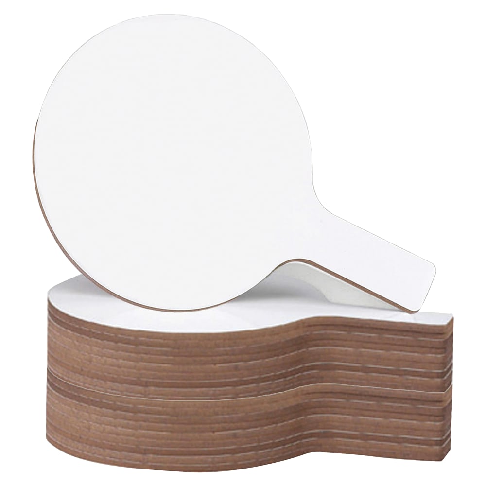 Flipside Mini Unframed Dry-Erase Answer Paddles, 9" x