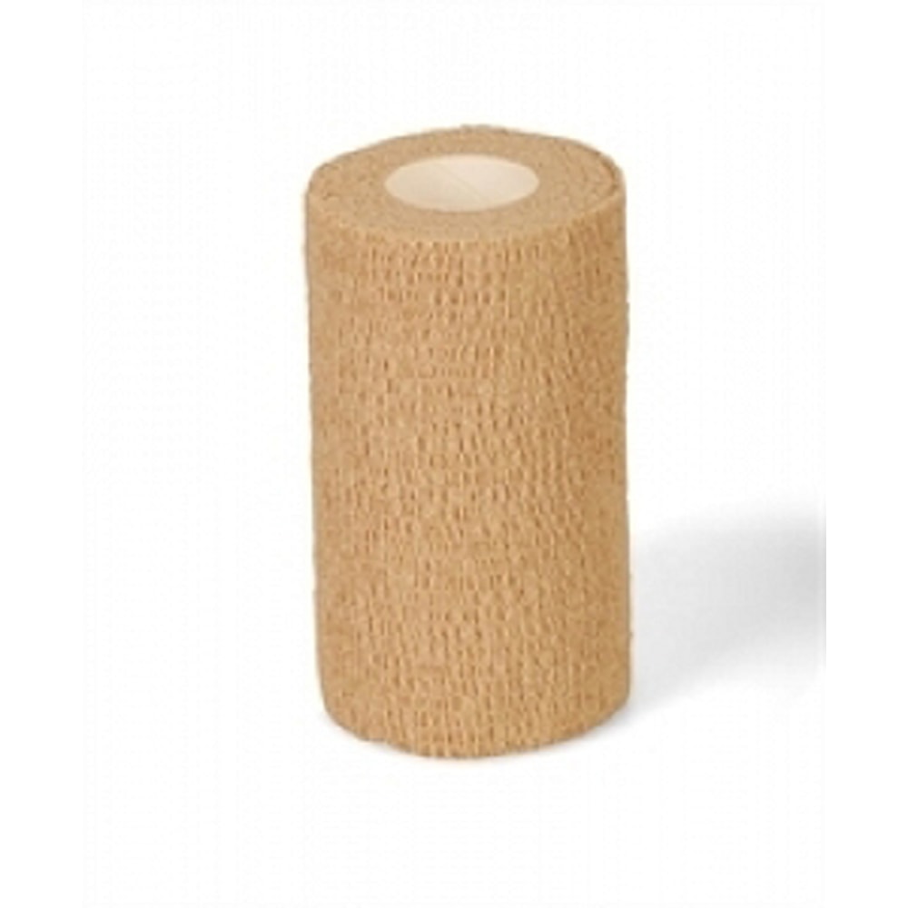 Medline Caring Non-Sterile Self-Adherent Elastic Wraps, 4" x
