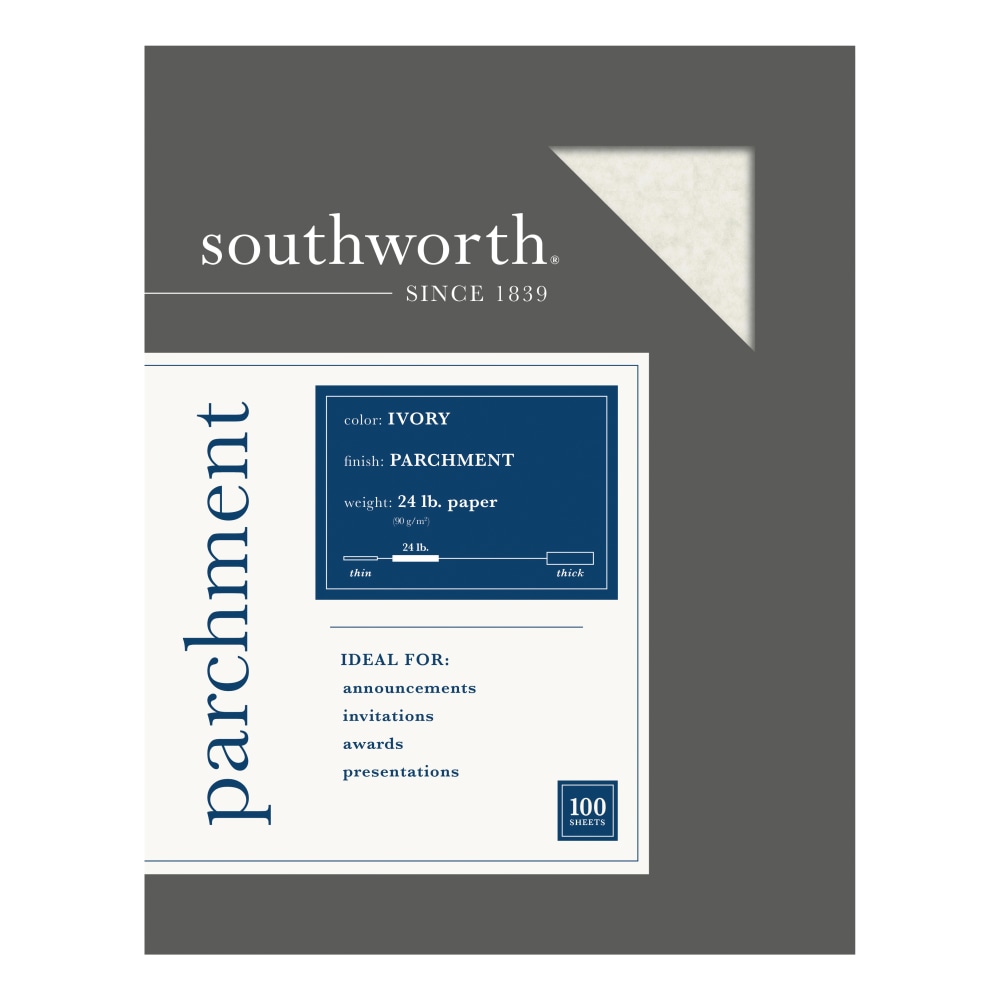 Southworth® Parchment Specialty Paper, 8 1/2" x 11",