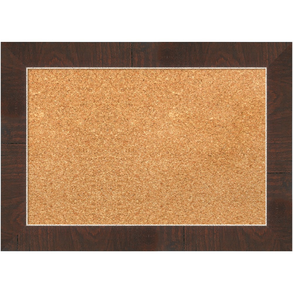 Amanti Art Non-Magnetic Cork Bulletin Board, 21" x
