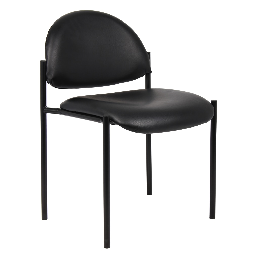 Boss Office Products Padded Stacking Chair, Caressoft™ Vinyl,