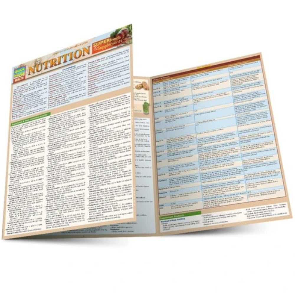 QuickStudy Guide, Nutrition: Superfoods & Supplements, Total
