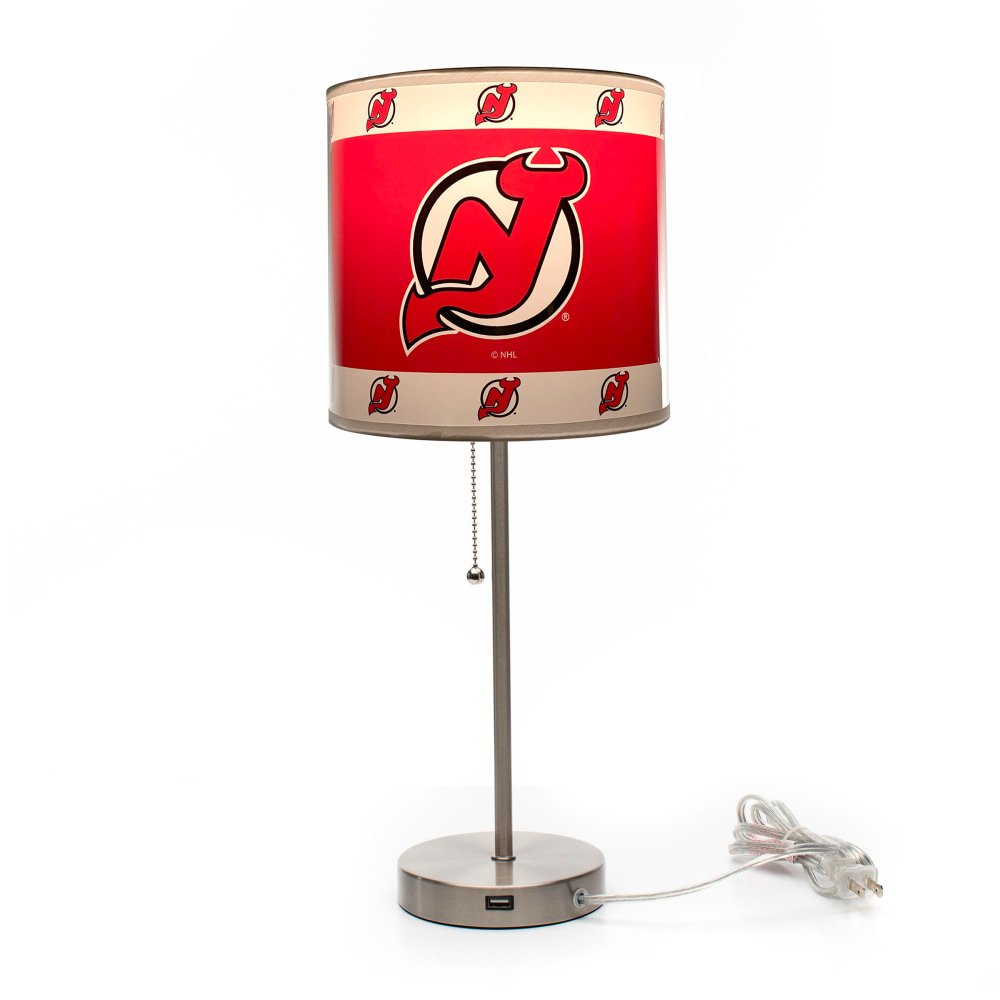 Imperial NHL Table Lamp, 19"H, New Jersey Devils