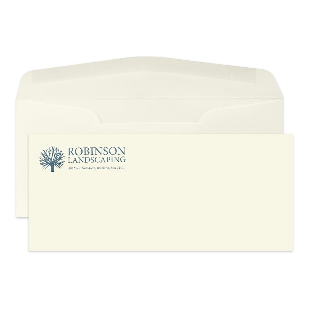 Gummed Seal, Stationery Envelopes, 4-1/8" x 9-1/2", 1