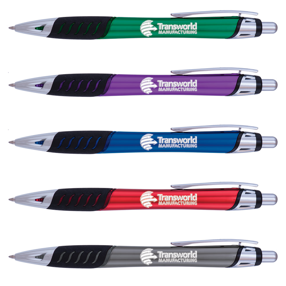 Illuminated Wave Grip Pen
