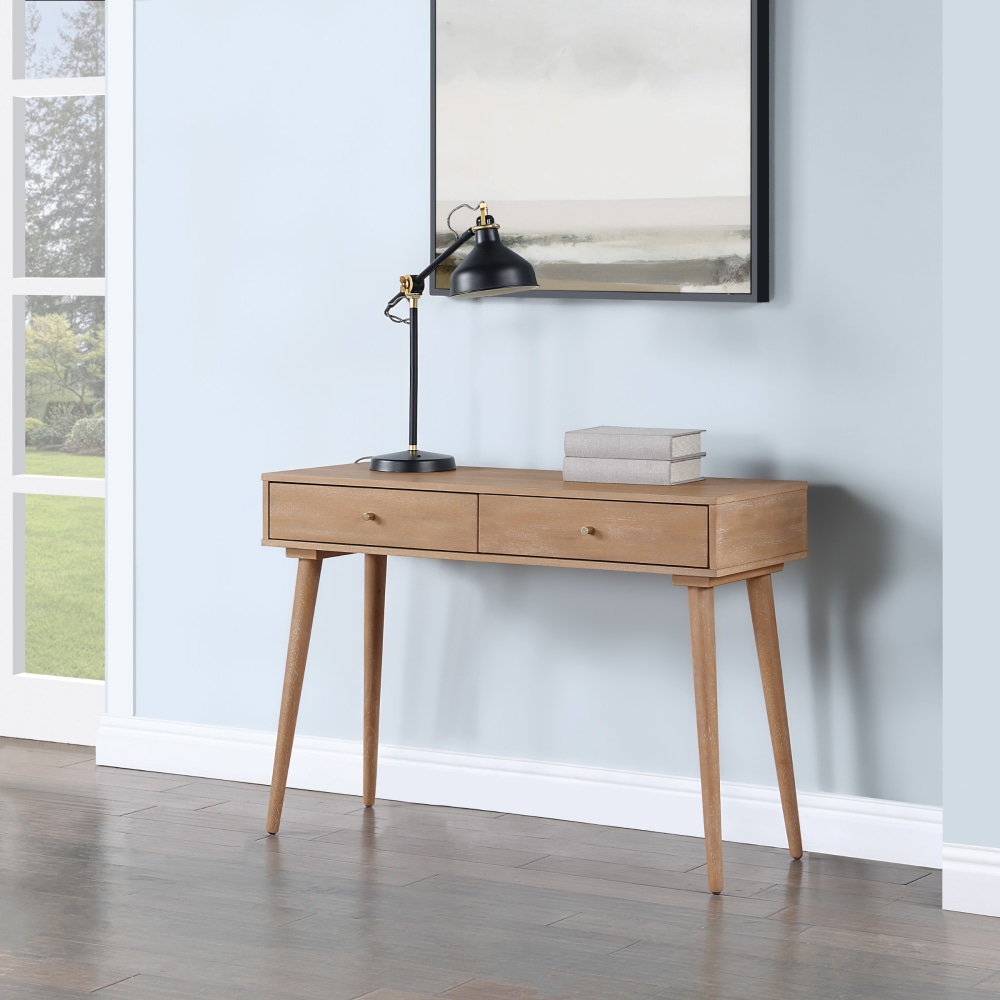 Office Star Rena Mid-Century Foyer Table, 29-3/4”H x