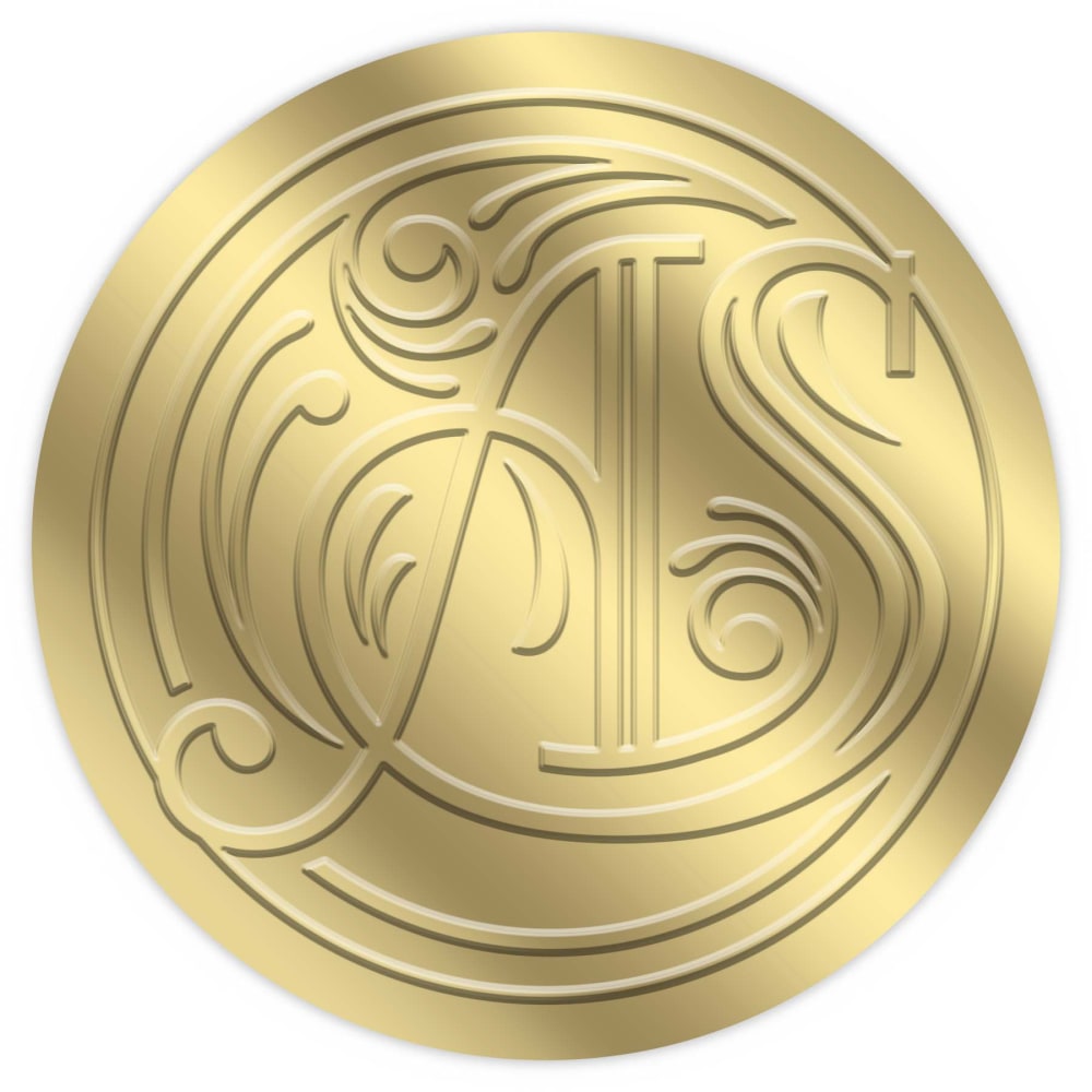 Custom Blind-Embossed Labels And Stickers, Foil Stock,