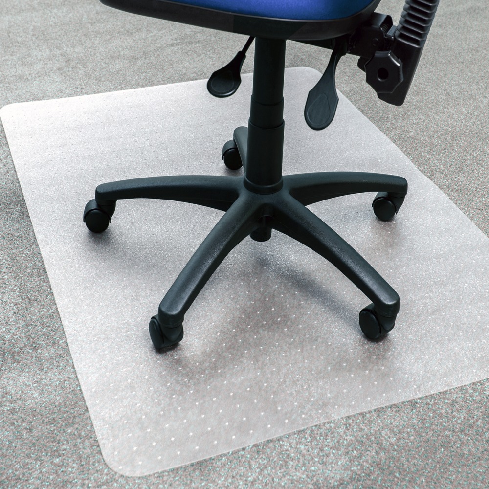 Floortex® Ecotex BioPVC Chair Mat For Carpet, 60"