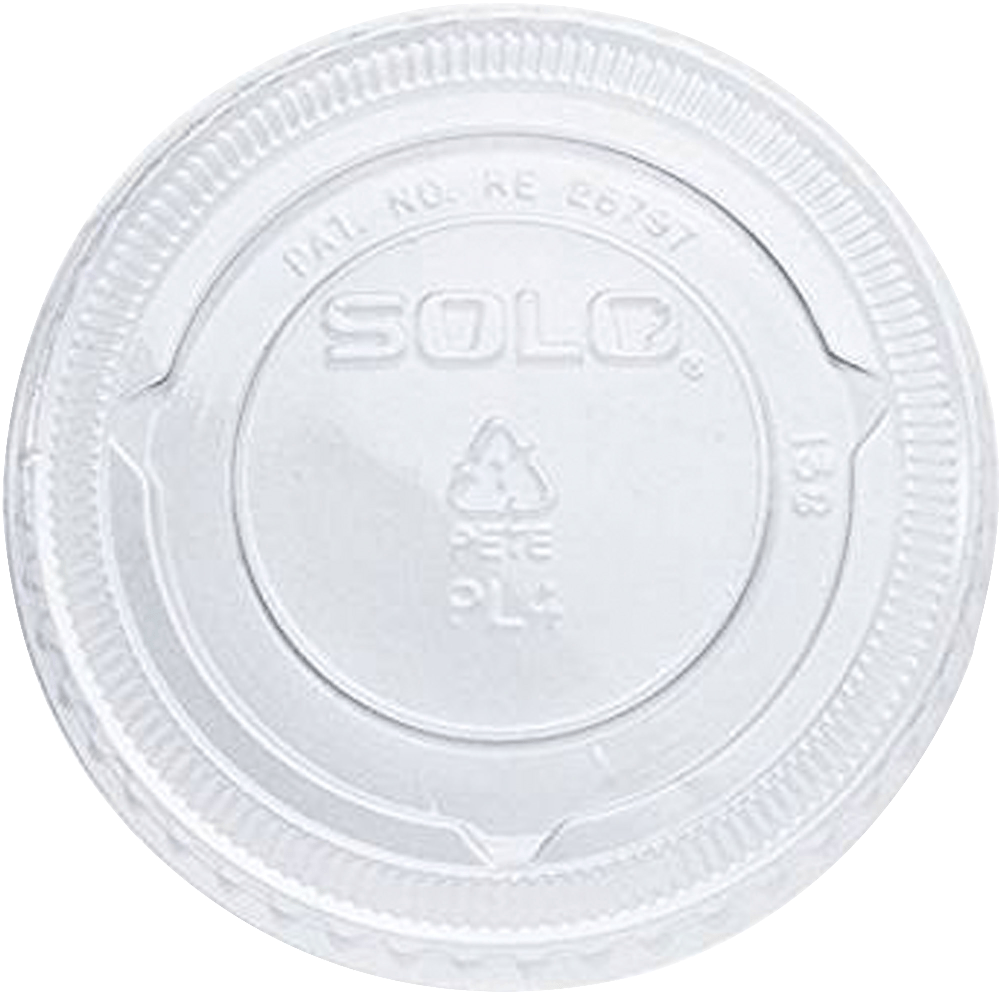 Solo Cup PET Plastic Soufflé Portion Cup Lids,