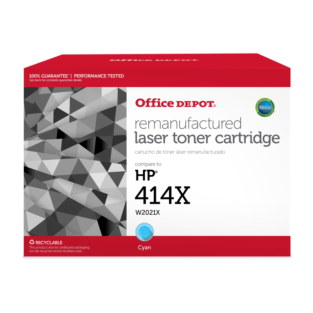 Office Depot® Brand Remanufactured High-Yield Cyan Toner