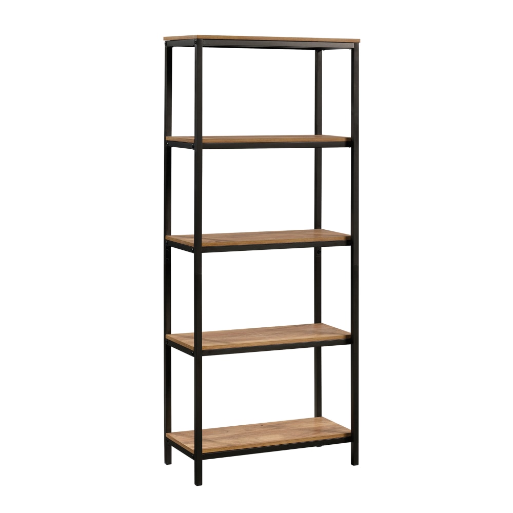 Sauder North Avenue 57"H 5-Shelf Bookcase, Sindoori