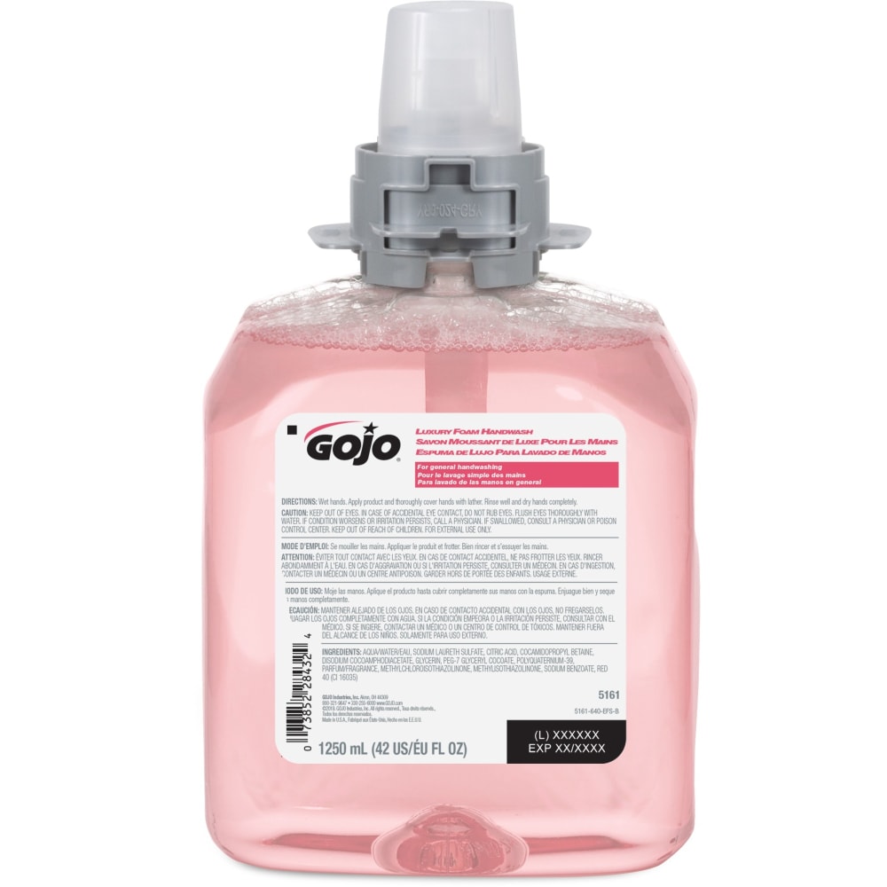 Gojo® FMX-12 Refill Antibacterial Foam Handwash, Cranberry, 42.3