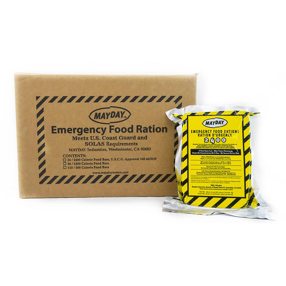 Mayday Industries Emergency Food Bars, Case Of 24