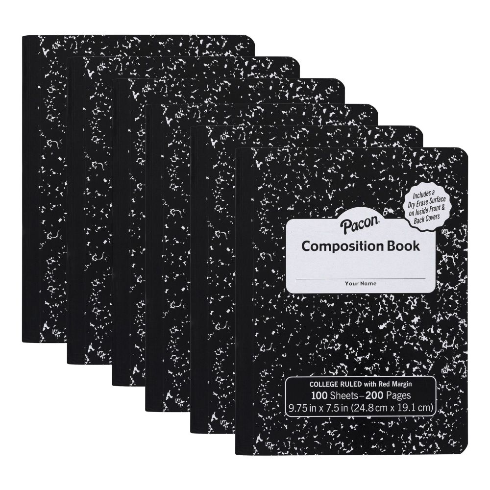 Pacon Composition Book, 9/32” Ruling With 9-3/4" x