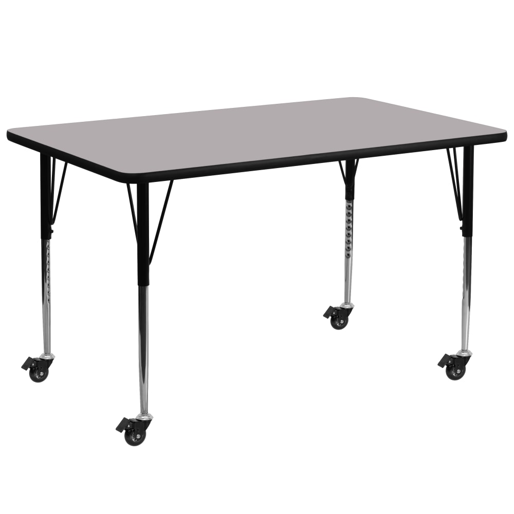 Flash Furniture Mobile Rectangular Thermal Laminate Activity