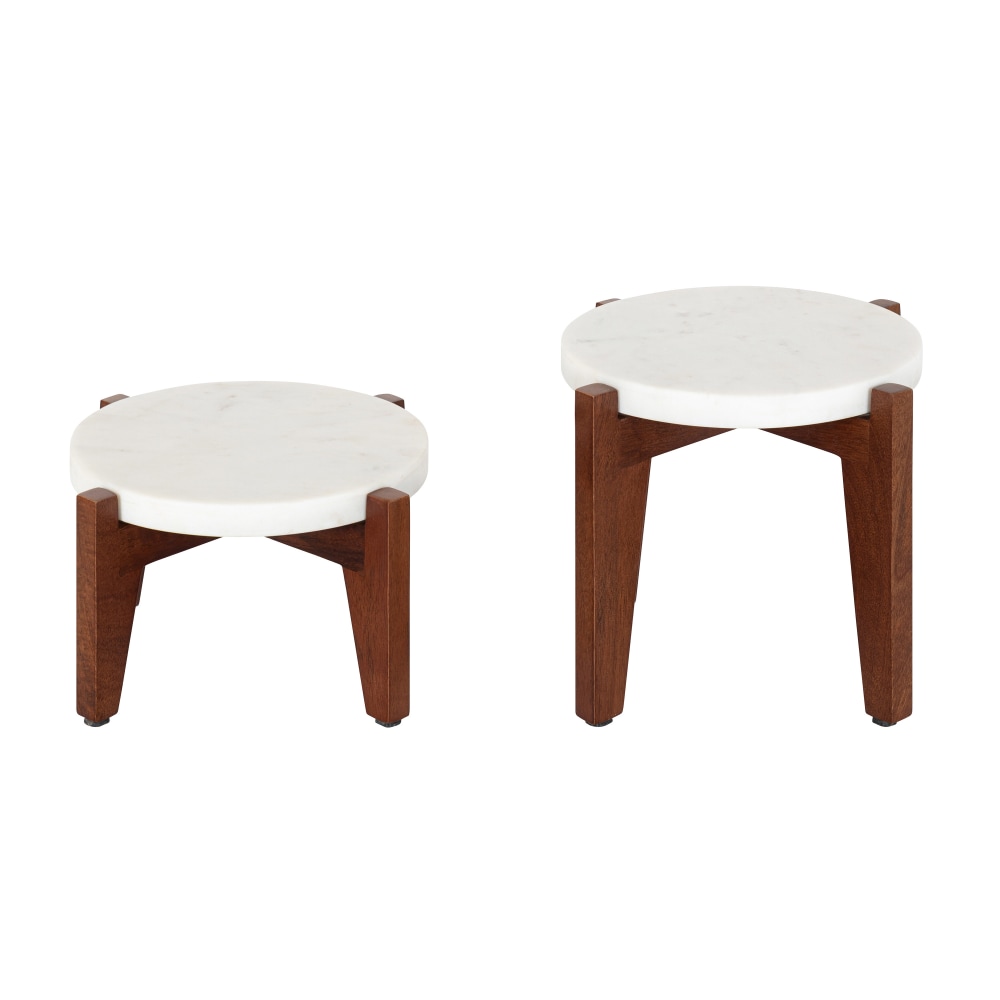 Kate and Laurel Icelyn Mid-Century Plant Stand, Set