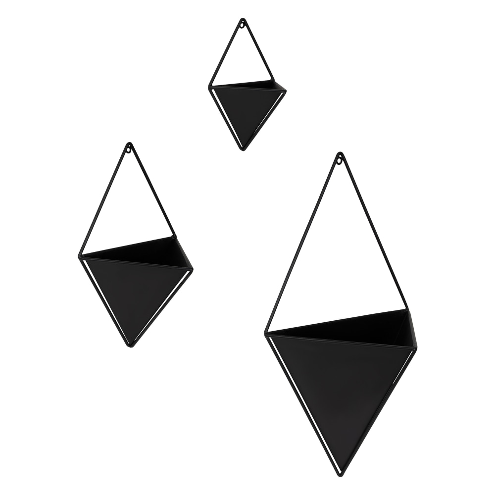 Kate and Laurel Tulla Geometric Wall Plant Display,