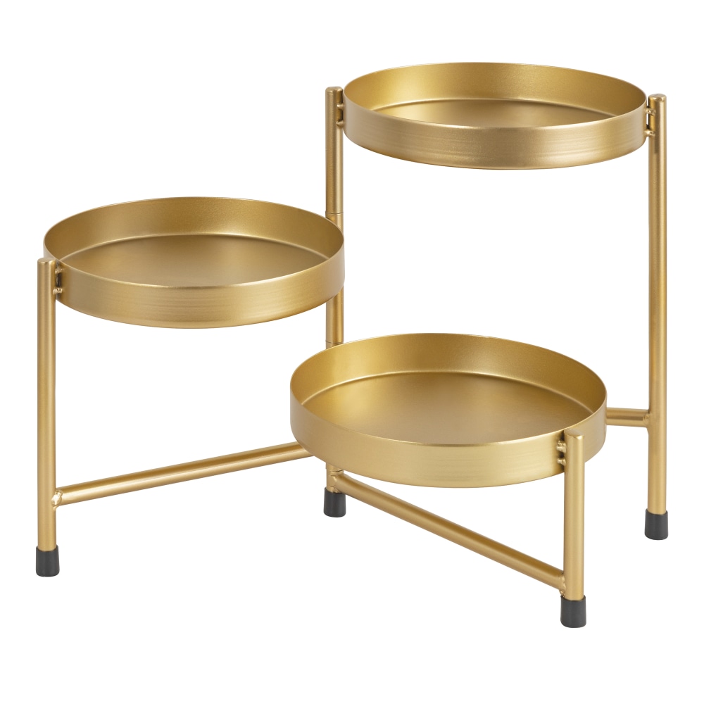 Kate and Laurel Finn 3-Tier Tabletop Plant Stand