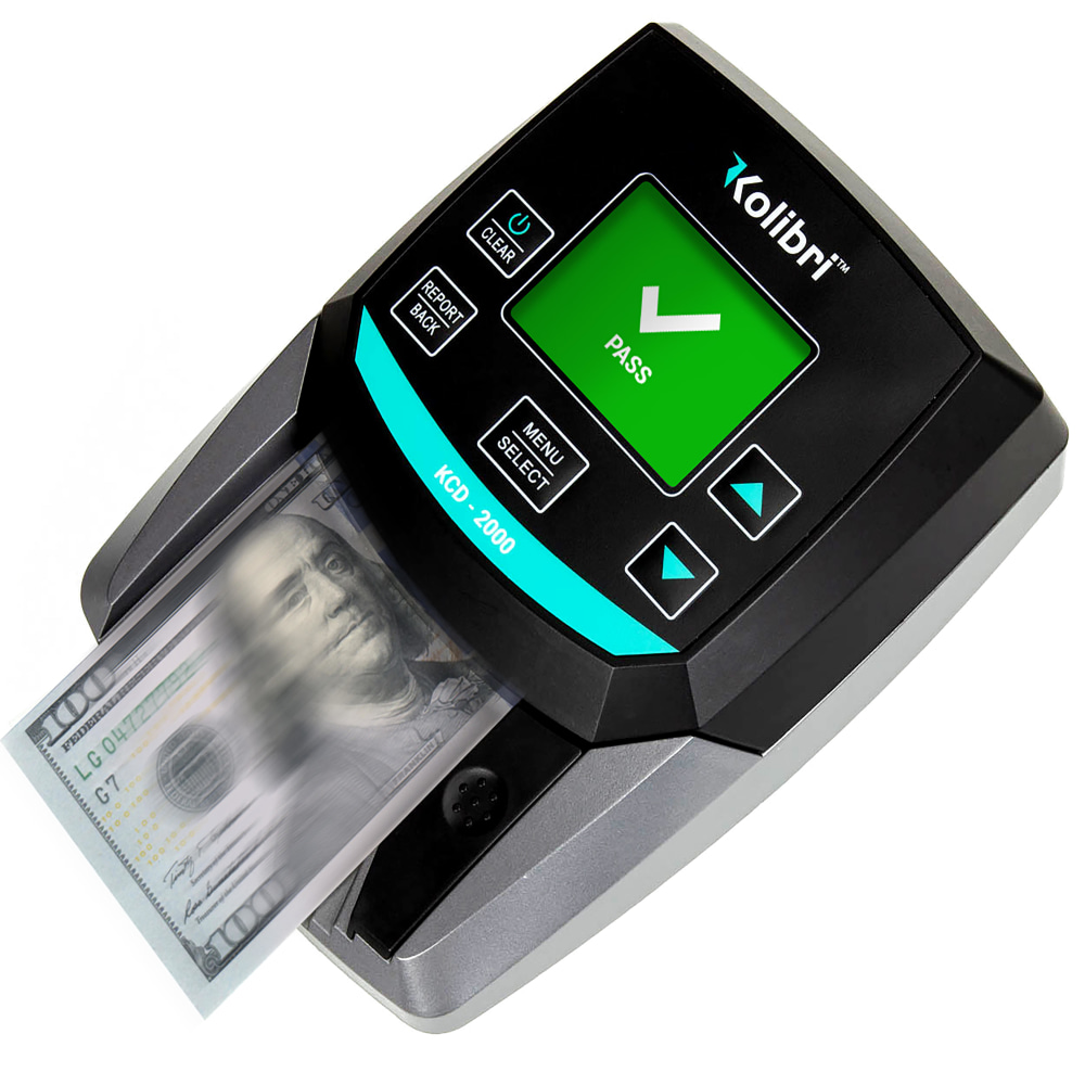 Kolibri KCD-2000 Advanced Counterfeit Bill Detector With 4-Way