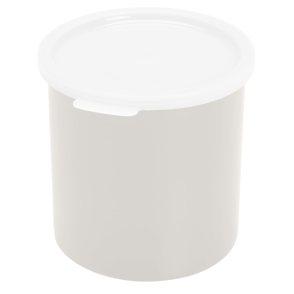 Cambro Deli Crocks, 1.2 Qt, White, Pack Of