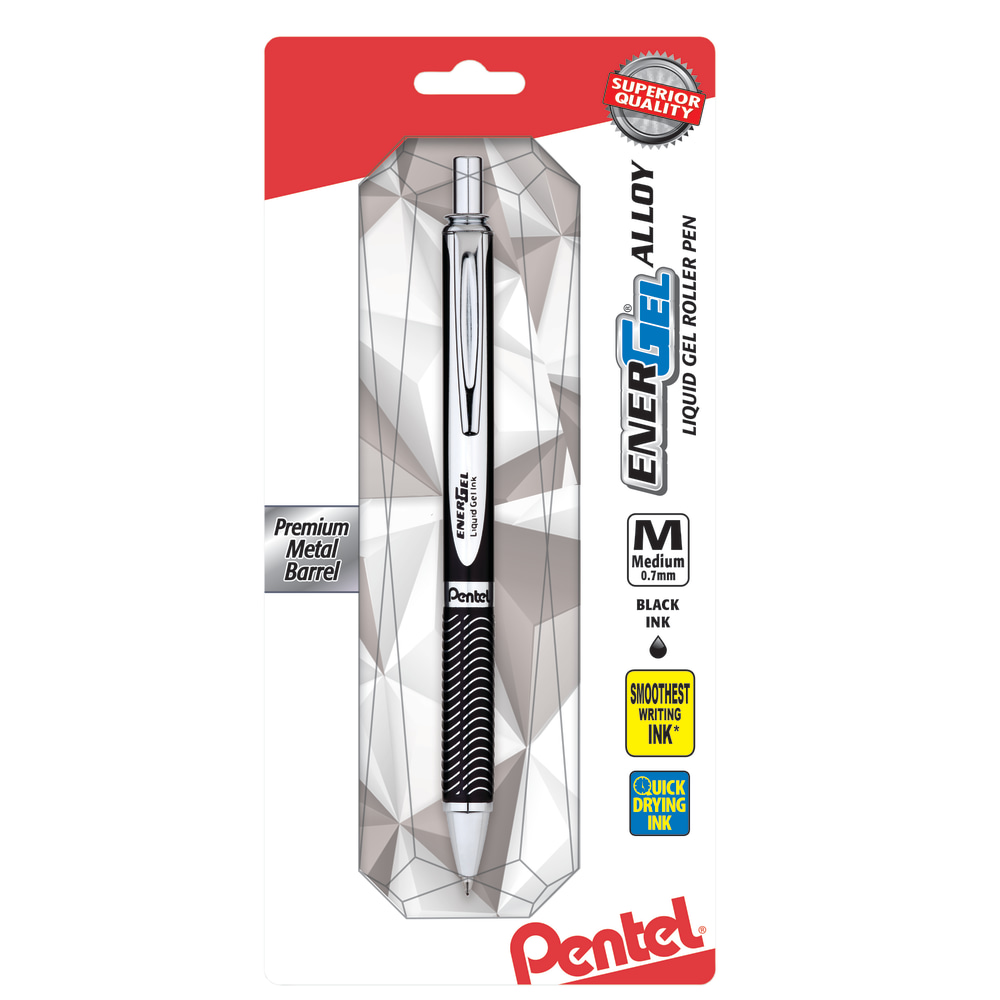 Pentel® EnerGel™ Alloy RT Gel Pen, Medium Point,