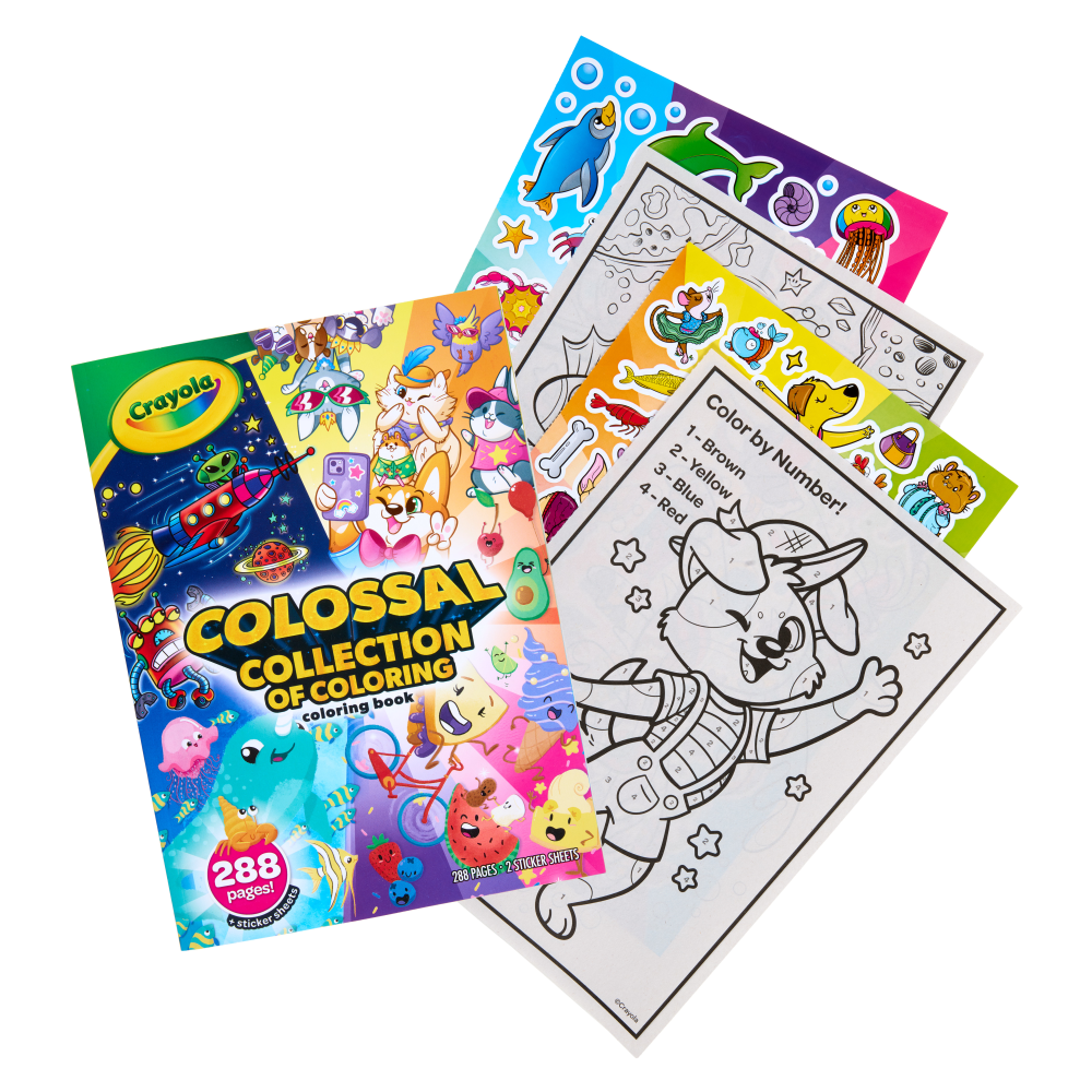 Crayola Colossal Collection of Coloring, 288 Coloring Book