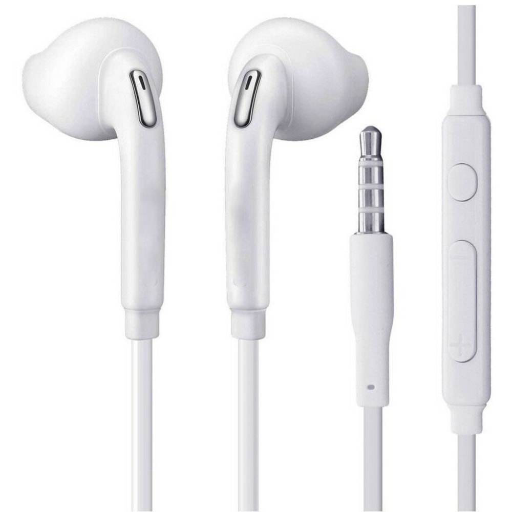 4XEM Earbud Earphones For Samsung Galaxy/Tab (White) -
