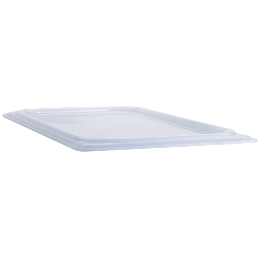 Cambro Translucent 1/9 Flat Food Pan Lids, 7/16"H