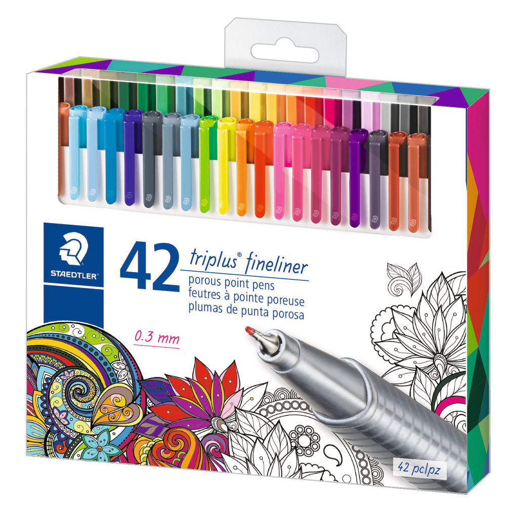 Staedtler Triplus Fineliner Porous Point Pen, 0.3 MM,
