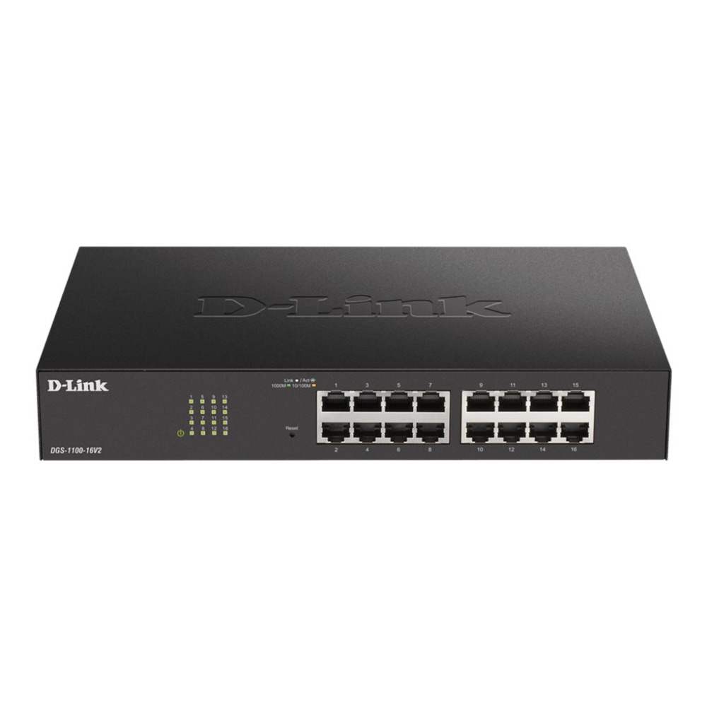 D-Link DGS-1100-16V2 Ethernet Switch - 16 Ports -