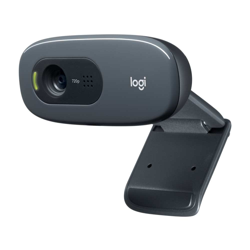 Logitech® C270 HD Webcam with Noise-Reducing Mics for