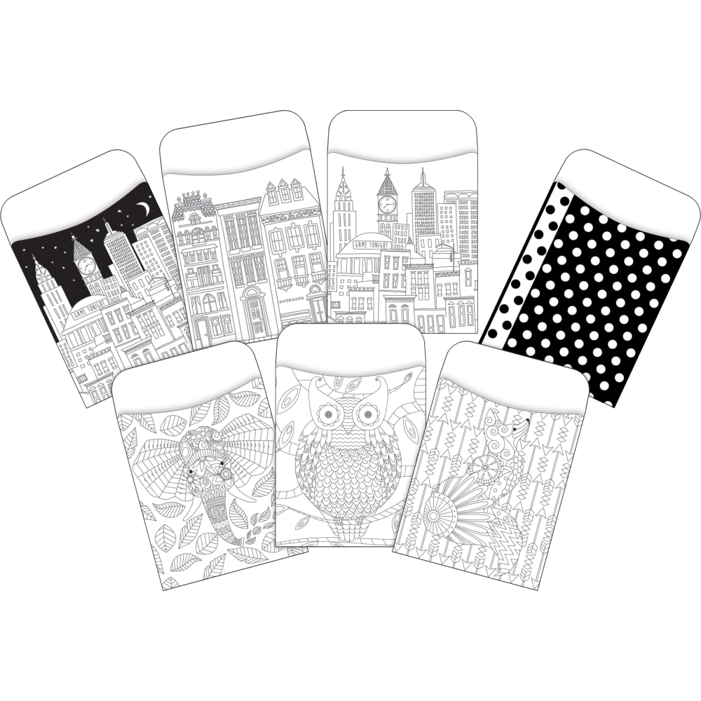Barker Creek Peel & Stick Library Pockets, 3-1/2"