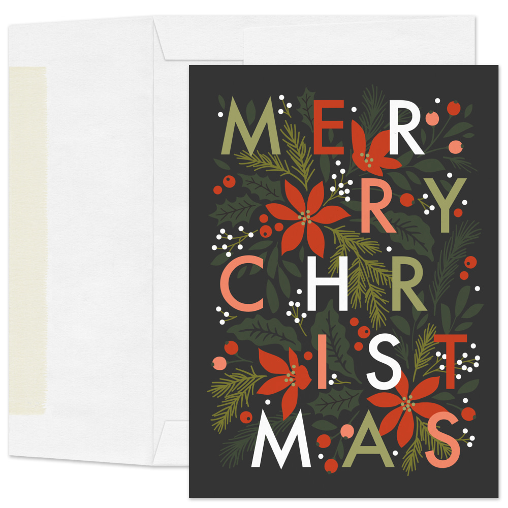 Custom Full-Color Holiday Cards With Envelopes, 7" x
